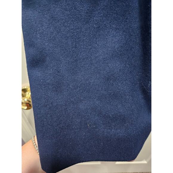 NWT Vintage Pendleton Wool Midi Navy Blue Skirt New with Tag Size 6 - Picture 9 of 15